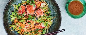 Salmon Tataki Salad