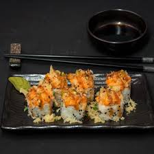 Salmon Volcano Roll