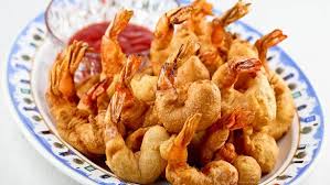 Golden Fried Prawns