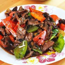 Beef In Blackbean Sauce