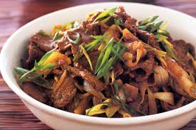 Mongolian Shallot Lamb