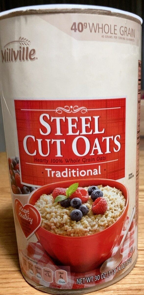 Millville Steel Cut Oats 30 oz