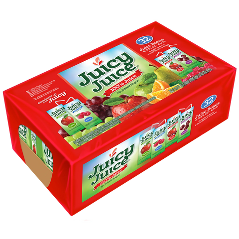 Juicy Juice Variety Pack, 32 Count, 6.75 fl oz Boxes