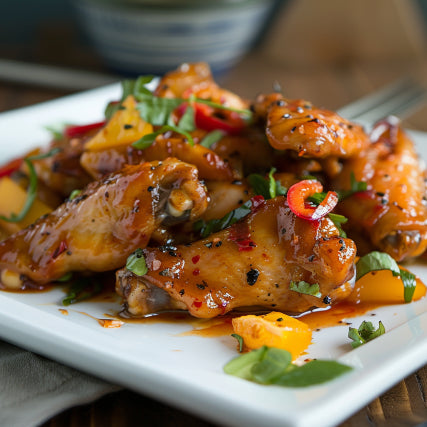 Sweet And Pepper Chicken Wings(6Pcs)